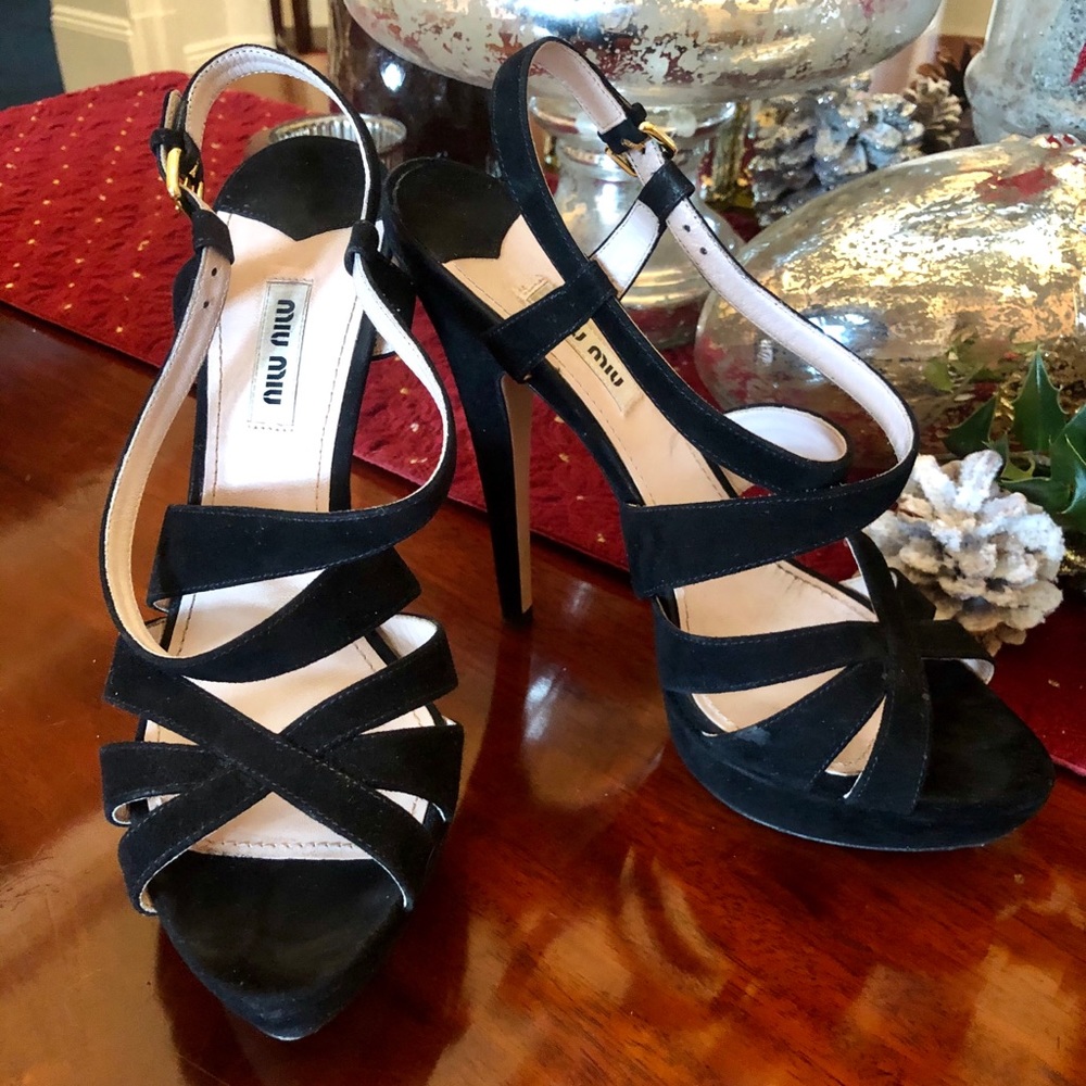 Miu Miu Suede Shoes